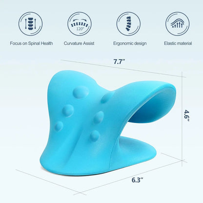 Cervical Neck & Shoulder Relaxer for Women Men,Neck Stretcher for Pain Relief,Ergonomic Neck Pillow for Muscle Relax