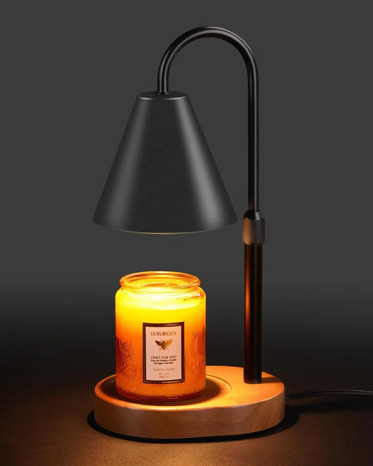 Electric Candle Warmer Lamp with Timer – Flameless & Dimmable