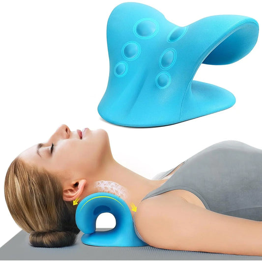 Cervical Neck & Shoulder Relaxer for Women Men,Neck Stretcher for Pain Relief,Ergonomic Neck Pillow for Muscle Relax